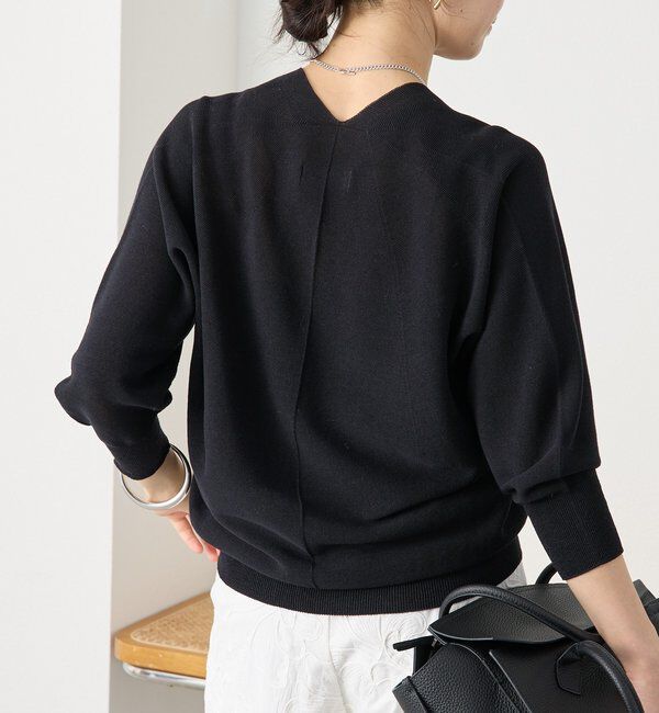  「【軽くしなやかな着心地】ライトギマバックボリュームニット」|ニット・セーター|