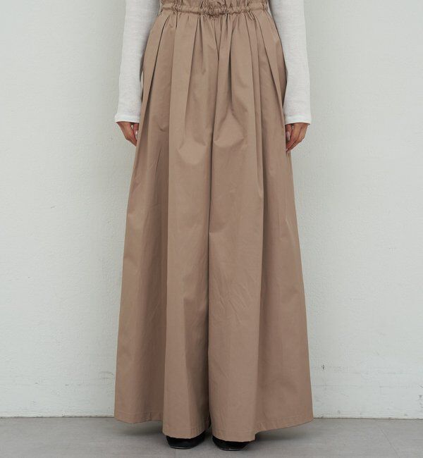  「ギャザーボリュームパンツ」|チノ|