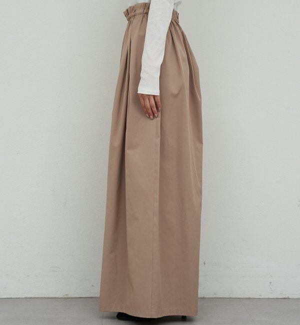  「ギャザーボリュームパンツ」|チノ|