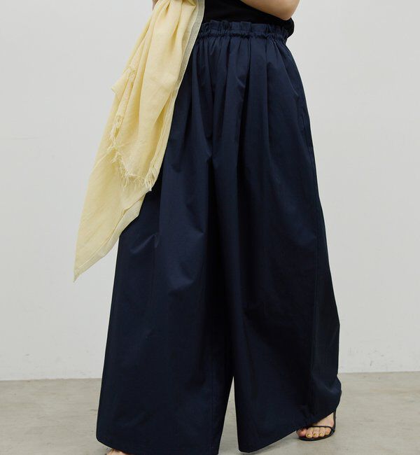  「ギャザーボリュームパンツ」|チノ|