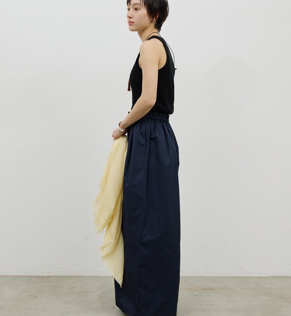  「ギャザーボリュームパンツ」|チノ|