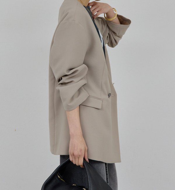  「ジャージーノーカラージャケット」|その他|