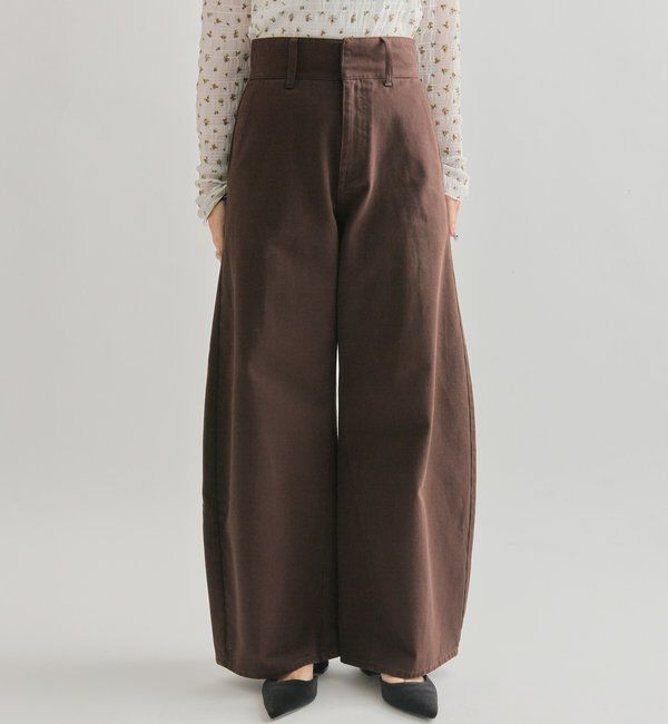  「【バックスタイルがポイント！新色ネイビー】バックシャンカーブデニム」|デニム|