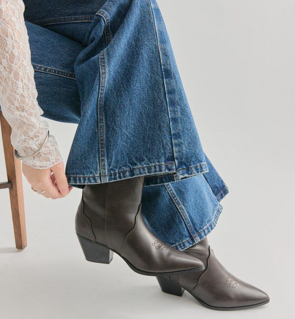  「ウエスタンブーツ」|ロングブーツ|