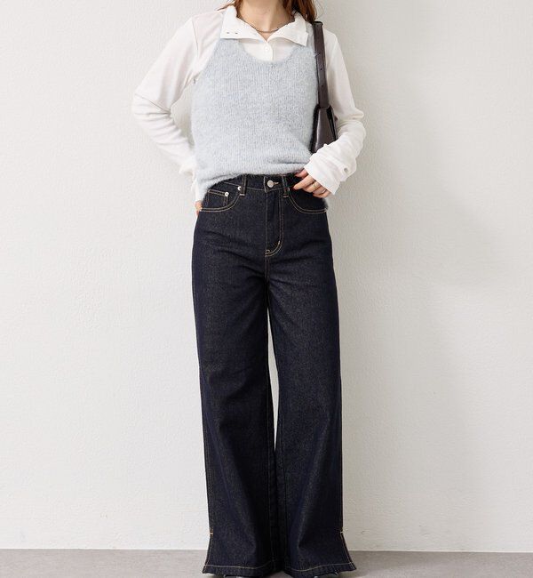  「ふわふわホルターニットビスチェ」|ニット・セーター|