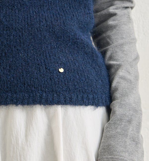  「ふわふわホルターニットビスチェ」|ニット・セーター|