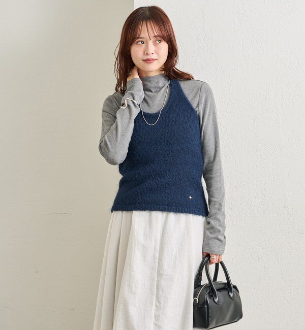  「ふわふわホルターニットビスチェ」|ニット・セーター|