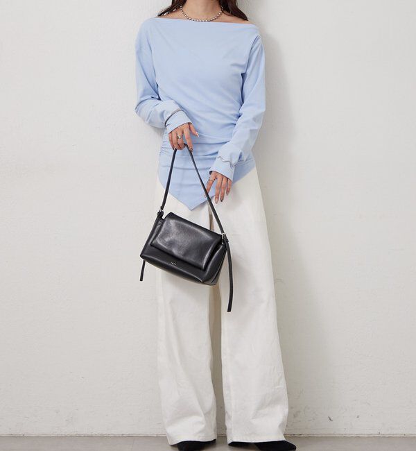  「オフショルヘム カットソー」|Tシャツ・カットソー|