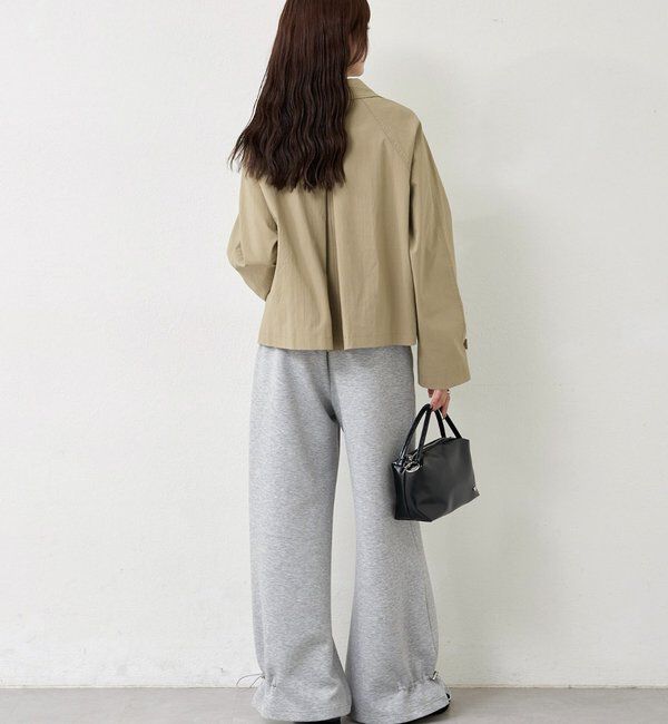  「スタンドカラーショートトレンチ」|トレンチコート|
