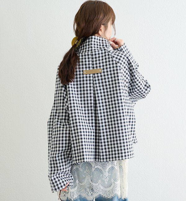  「スタンドカラーショートトレンチ」|トレンチコート|