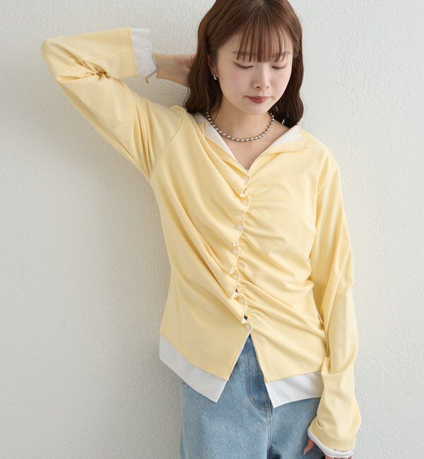  「配色カットソー」|Tシャツ・カットソー|