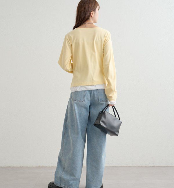  「配色カットソー」|Tシャツ・カットソー|