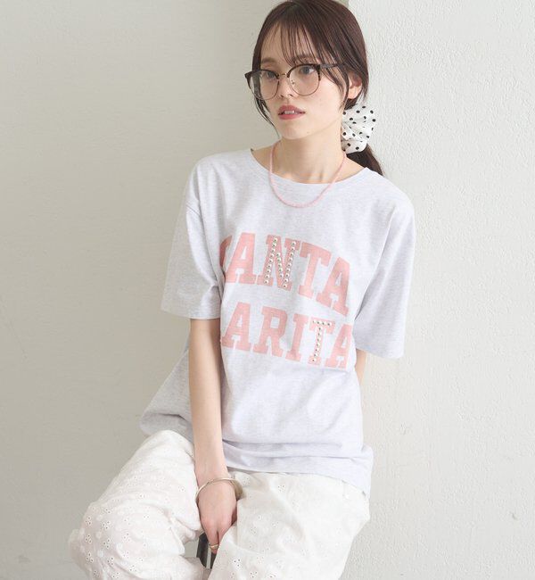 「スタッズロゴカレッジTシャツ」|Tシャツ・カットソー|
