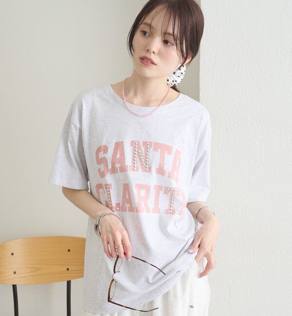  「スタッズロゴカレッジTシャツ」|Tシャツ・カットソー|
