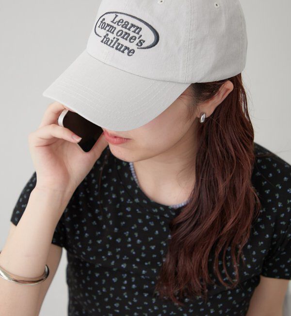  「サークルロゴ刺繍キャップ」|ハット|