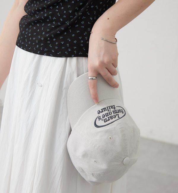  「サークルロゴ刺繍キャップ」|ハット|