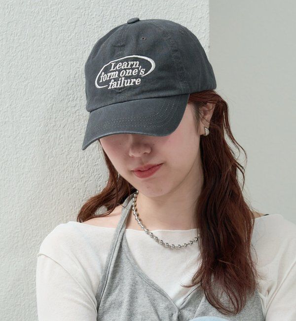  「サークルロゴ刺繍キャップ」|ハット|