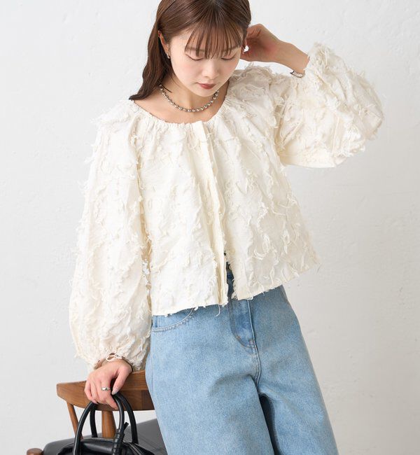  「26SSマルチWAYジャガードブラウス」|シャツ・ブラウス|