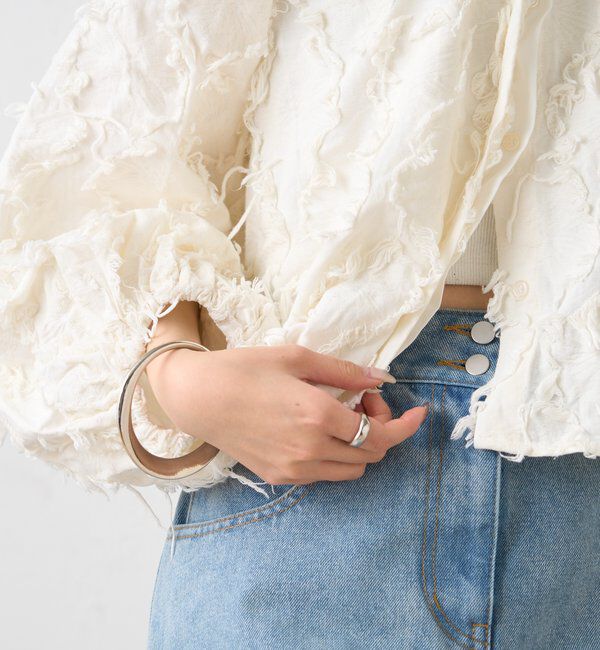  「26SSマルチWAYジャガードブラウス」|シャツ・ブラウス|