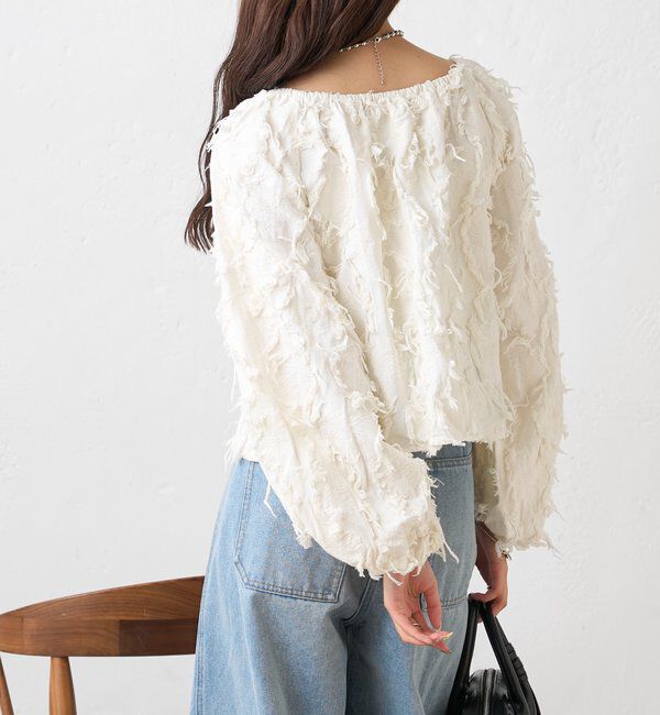  「26SSマルチWAYジャガードブラウス」|シャツ・ブラウス|