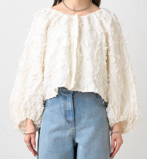  「26SSマルチWAYジャガードブラウス」|シャツ・ブラウス|