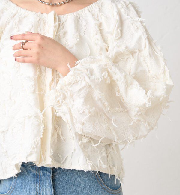  「26SSマルチWAYジャガードブラウス」|シャツ・ブラウス|