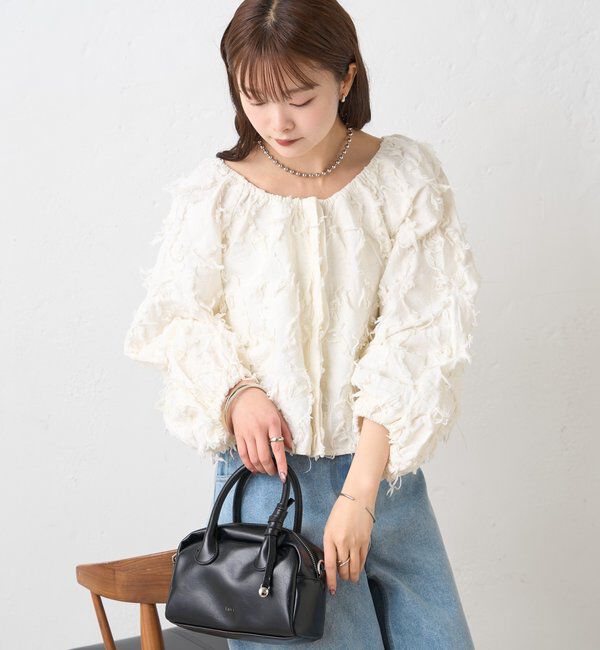  「26SSマルチWAYジャガードブラウス」|シャツ・ブラウス|