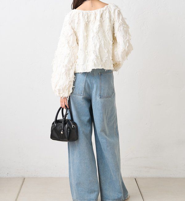  「26SSマルチWAYジャガードブラウス」|シャツ・ブラウス|