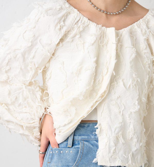  「26SSマルチWAYジャガードブラウス」|シャツ・ブラウス|