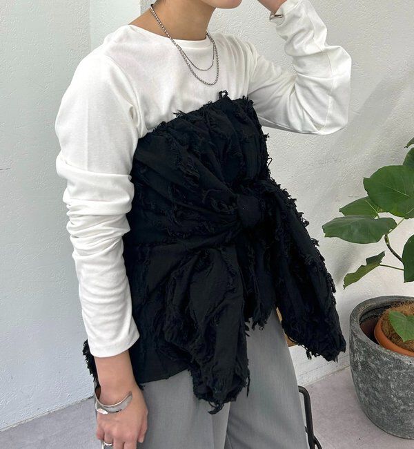  「26SSマルチWAYジャガードブラウス」|シャツ・ブラウス|