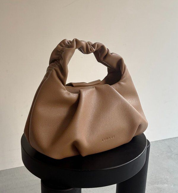  「ギャザーハンドルラウンドバッグ」|トートバッグ|