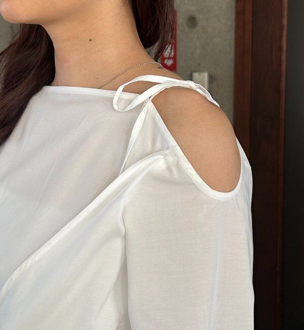  「アシメリボンブラウス」|シャツ・ブラウス|