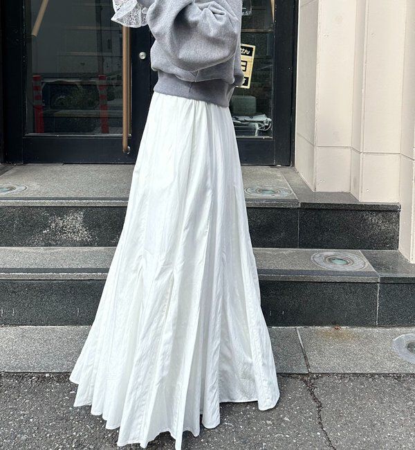  「【低身長サイズあり】ランダム切替フレアスカート」|スカート|