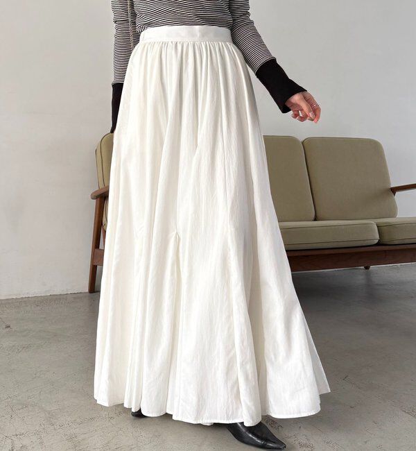  「【低身長サイズあり】ランダム切替フレアスカート」|スカート|