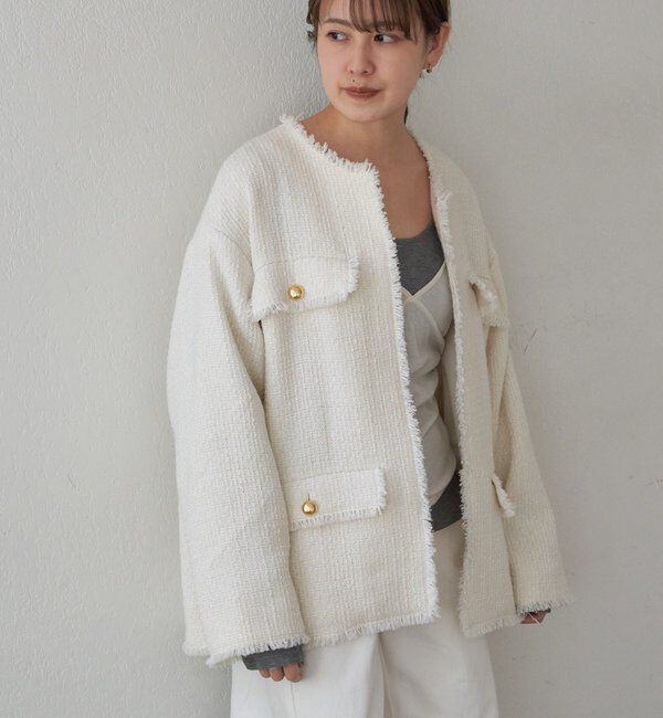  「【インフルエンサー＠akane_nagataコラボ】ツイードジャケット」|その他|