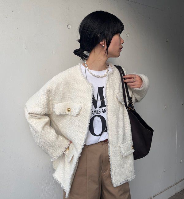  「【インフルエンサー＠akane_nagataコラボ】ツイードジャケット」|その他|