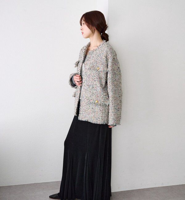  「【インフルエンサー＠akane_nagataコラボ】ツイードジャケット」|その他|