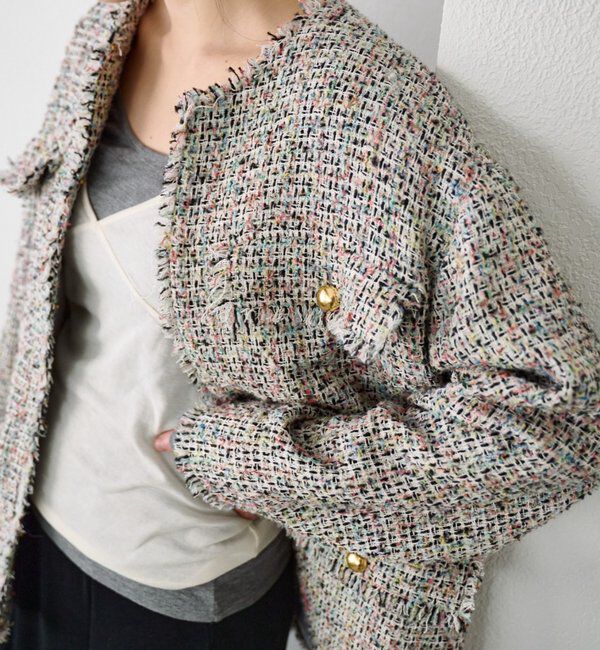  「【インフルエンサー＠akane_nagataコラボ】ツイードジャケット」|その他|