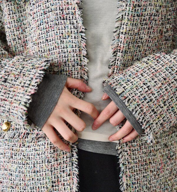  「【インフルエンサー＠akane_nagataコラボ】ツイードジャケット」|その他|