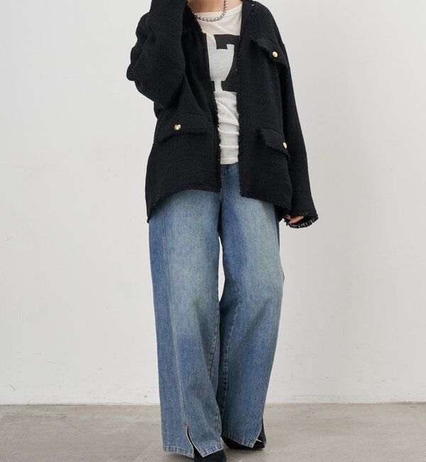  「【インフルエンサー＠akane_nagataコラボ】ツイードジャケット」|その他|