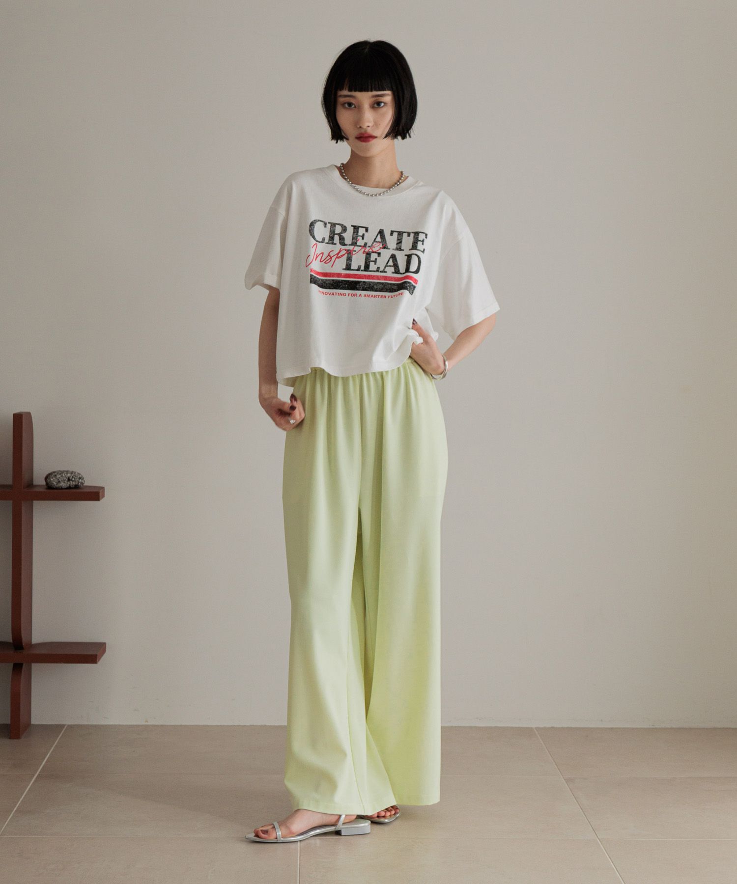 LOWRYS FARM「カコウロゴショートＴＥＥ」|Tシャツ・カットソー|