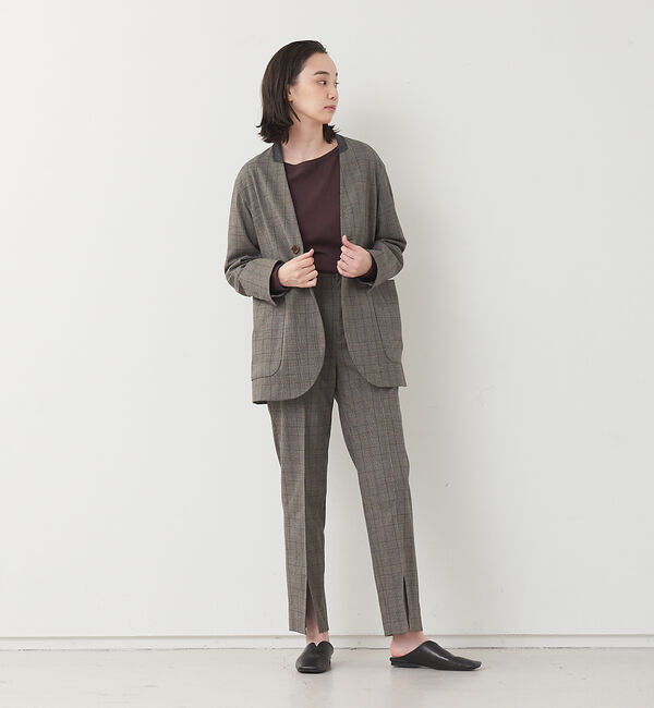 collex「【セットアップ対応】スリットストレッチテーパードパンツ」|その他|