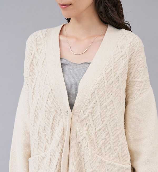 collex「【セットアップ対応】オーガニックコットンカーディガン」|カーディガン|