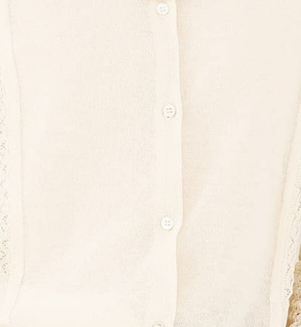 collex「リネンタッチ透かし柄カーディガン」|カーディガン|