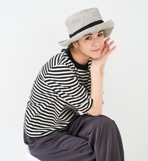 collex「【UVカット・畳める】クランプルハット」|その他|ライトグレー