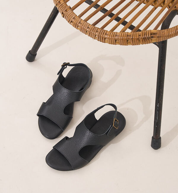collex「【ARTESANOS/アルティサノス】バックストラップサンダル」|サンダル|ブラック