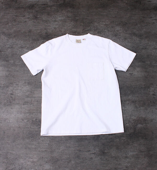 ABAHOUSE「【グッドウェア】USAコットン 無地 ポケット ショートスリーブ Tシャツ」|Tシャツ・カットソー|