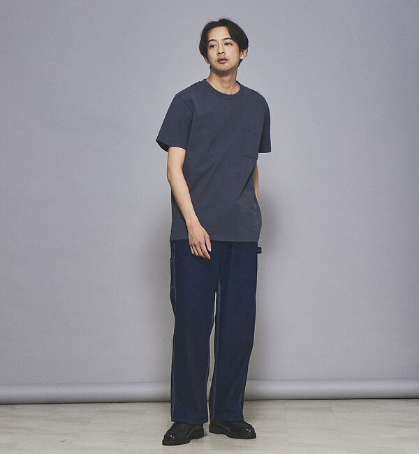 ABAHOUSE「【グッドウェア】USAコットン 無地 ポケット ショートスリーブ Tシャツ」|Tシャツ・カットソー|