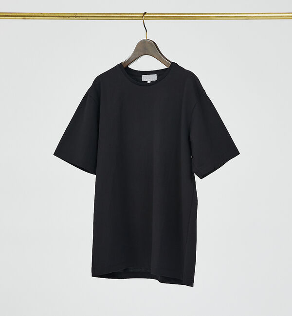 ABAHOUSE「【COOL DRYMAX」シルケットカノコTシャツ」|Tシャツ・カットソー|ブラック