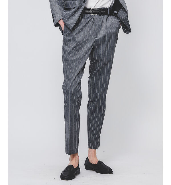 ABAHOUSE「【セットアップ対応】COOL DRYMAX イージー スラックス」|その他|ストライプ